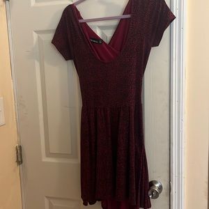 Bycorpus semi open back dress